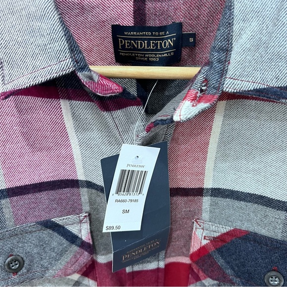 Pendleton Burnside flannel button up long sleeve shirt - Picture 5 of 13